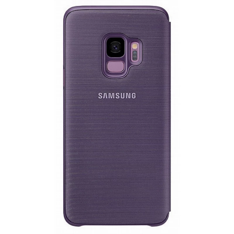Чехол Samsung Original LED Flip Wallet Galaxy S9, Orchide Gray, 5.8''