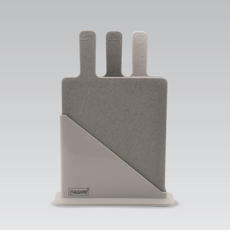 Placa de tocat Maestro MR-1789 G, 23.5 x 19.5 x 0.6 cm,  Plastic,  Gri