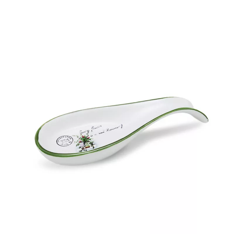 Подставка для столовых приборов Maestro Mr-20065-46, 21 x 8 x 3 см,  Керамика,  Белый с рисунком