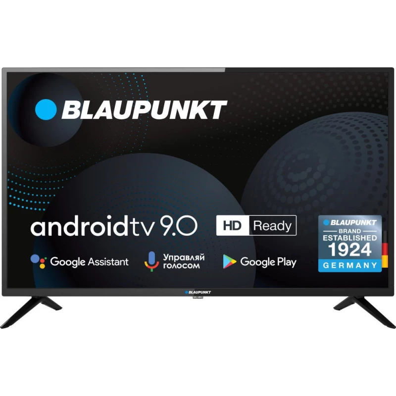 Televizor Blaupunkt 32WE265T,  Black, 32",  HDR10,  LED Smart TV,  1366x768, DVB-T,  T2,  C,  S2,  Wi-Fi,  Black
