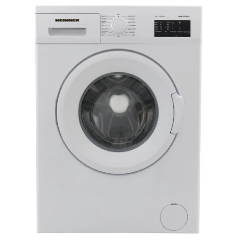 Masina de spalat rufe Heinner HWM-V7010D++, Ingusta,  7 kg,  1000 RPM,  15 programe,  Alb, A++
