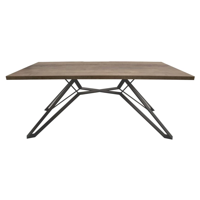 Masa DP SELENA, Metal,  PAL melaminat,  Maro,  Negru,, 150 x 75 x 80