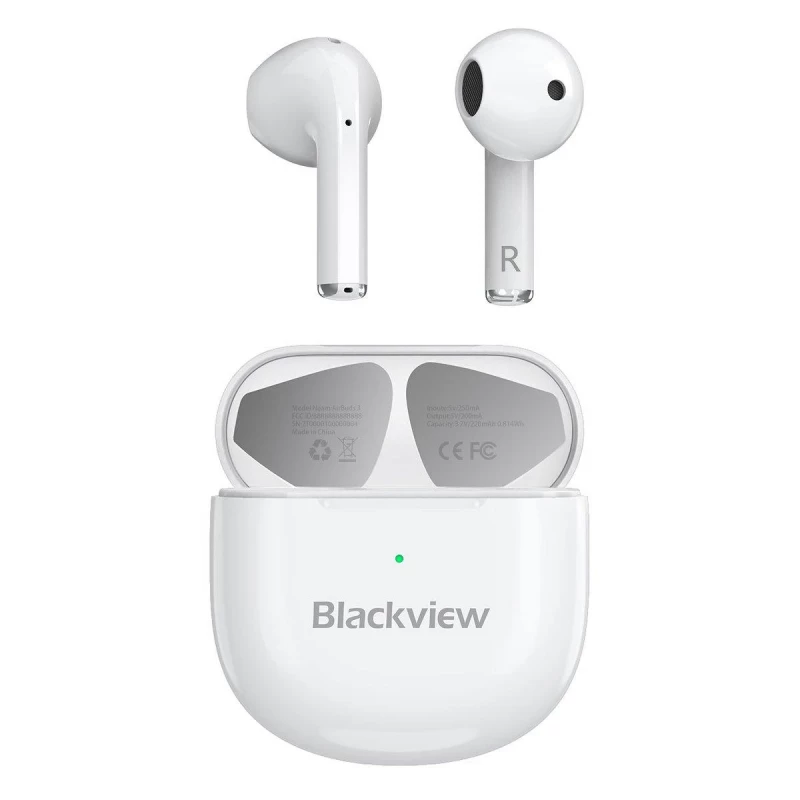 Наушники проводные с микрофоном Blackview AirBuds 3 White
