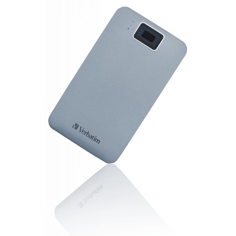 Hard disk extern VERBATIM EXECUTIVE FINGERPRINT SECURE 53652, 2.5 1.0TB, (USB3.2,  USB-C)