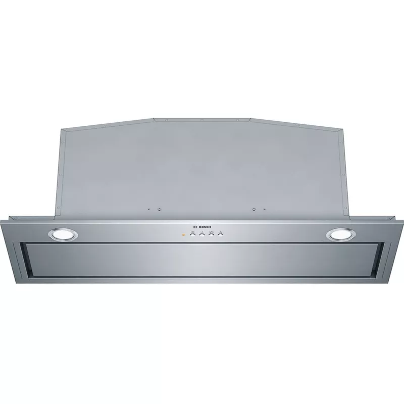 Hota BOSCH DHL885C, 730 m3/ h,  1 motor,  86 cm,  Filtru de grasime din aluminiu,  Inox