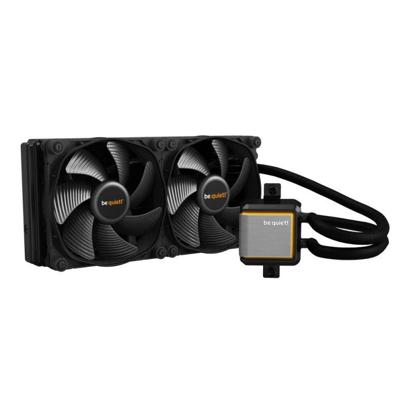 AIO Liquid cooling be quiet! SILENT LOOP 2 280MM, (16, 5-36.1dB, 2x140mm, PWM, 1600RPM, RGB, 1180g.)