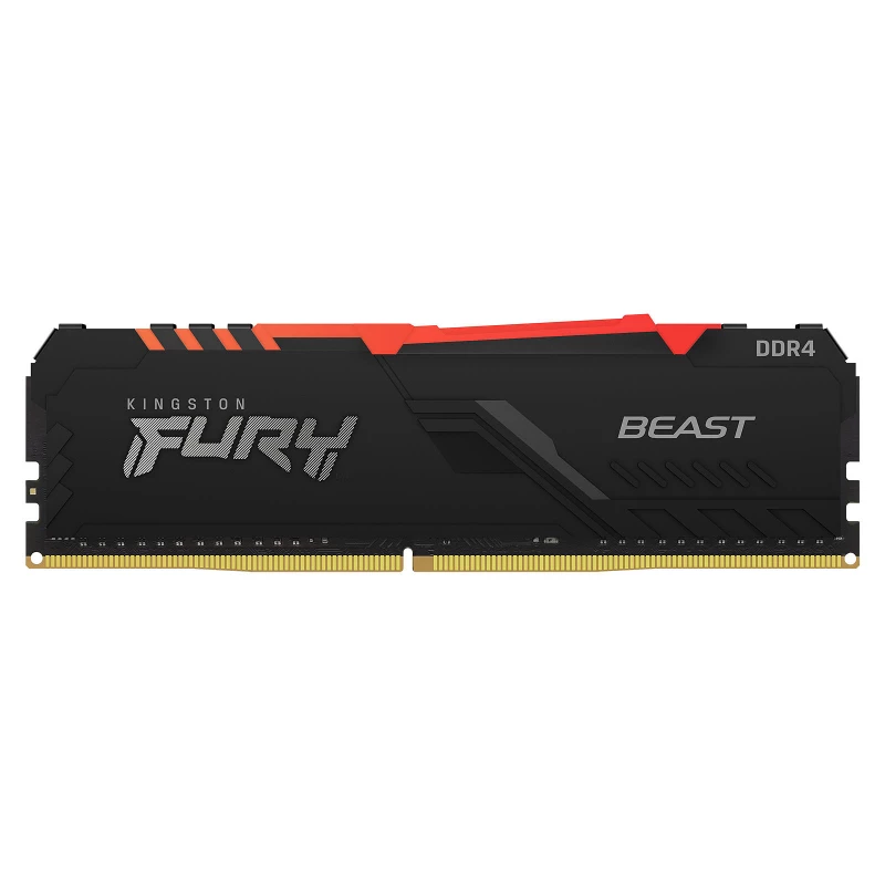 RAM KINGSTON FURY Beast RGB (KF432C16BB1A/16), DDR4 16GB 3200MHz, CL16-18-18,  1.35V