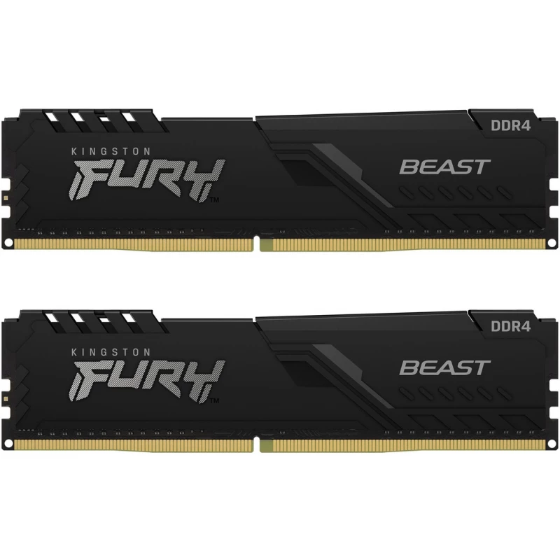RAM KINGSTON FURY Beast (KF426C16BB1K2/32), DDR4 32GB (2x16GB) 2666MHz, CL16-18-18,  1.2V