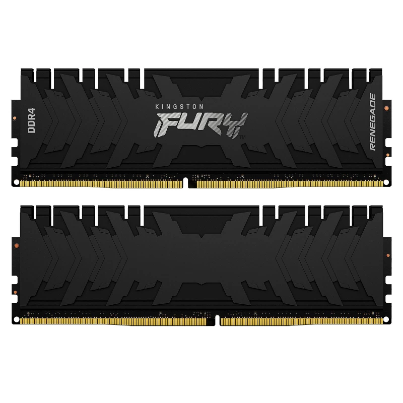 RAM KINGSTON FURY Renegade (KF432C16RBK2/64), DDR4 64GB (2x32GB) 3200MHz, CL16-19-19,  1.35V