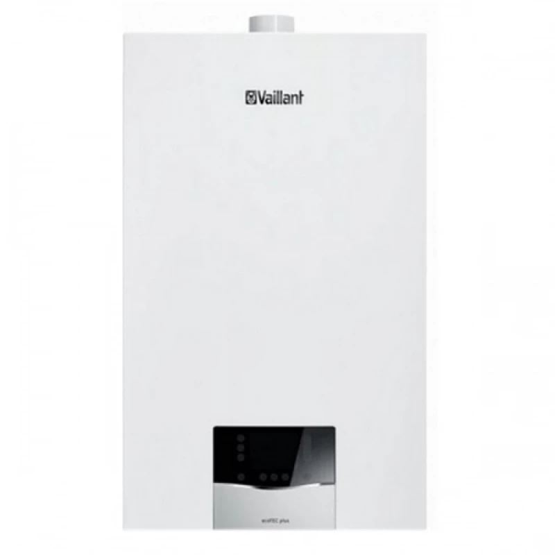 Газовый котел VAILLANT ECOTEC PLUS VU 30 CS/1-5 (N-INT3), 30 кВт,  330 м2,  80°C,  Белый