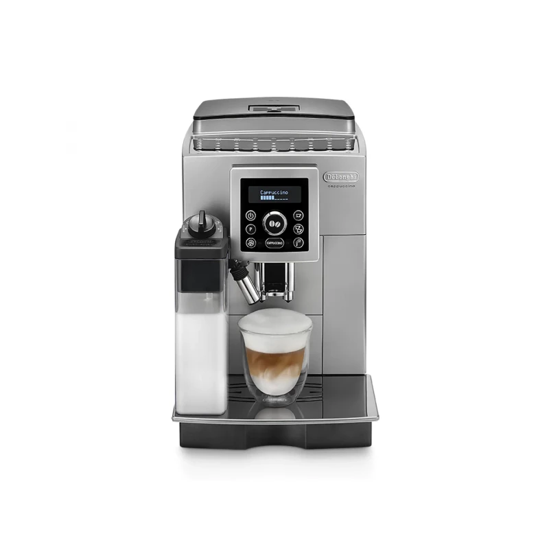 Aparat de cafea Delonghi ECAM 23.460.SB, 1450 W, 0.6 l, 1.8 l, 15 bar, Inox, Negru