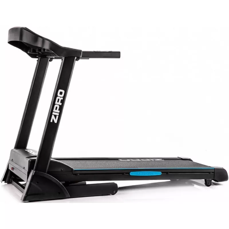 Беговая дорожка Zipro NOTUS, 2.5 л.с,  150 кг,  18 км, ч,  USB,  Bluetooth,  Чёрный, 171.5 x 79 x 36.5