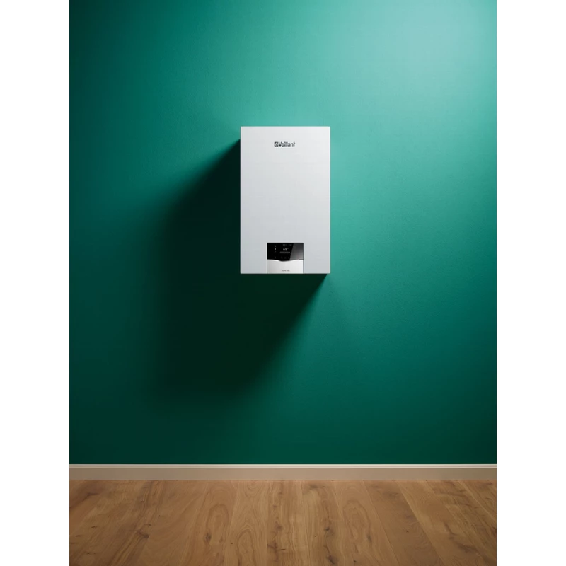 Cazan pe gaz VAILLANT ECOTEC PLUS VUW 32 CS/1-5 (N-INT3), 27 kW,  270 m²,  65 °C,  Alb