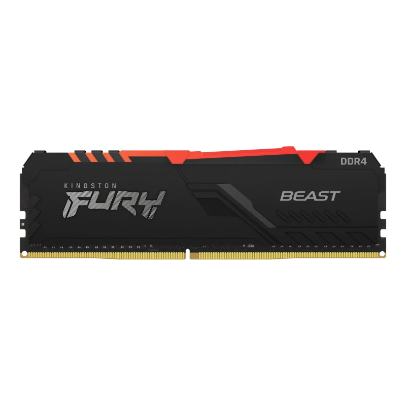 RAM KINGSTON FURY Beast RGB (KF432C16BBA/8), DDR4 8GB 3200MHz, CL16,  1.35V
