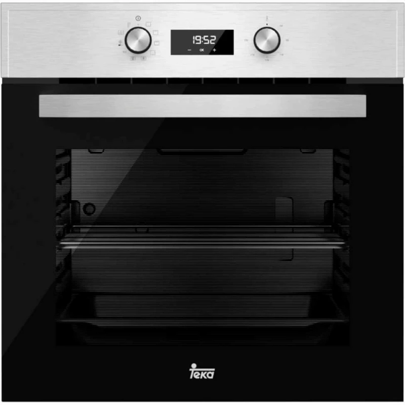 Cuptor electric incorporabil TEKA HCB 6435 IX, 65 l,  Grill,  Timer,  8 moduri,  Curatare hidrolitica,  Negru,  Inox, A+