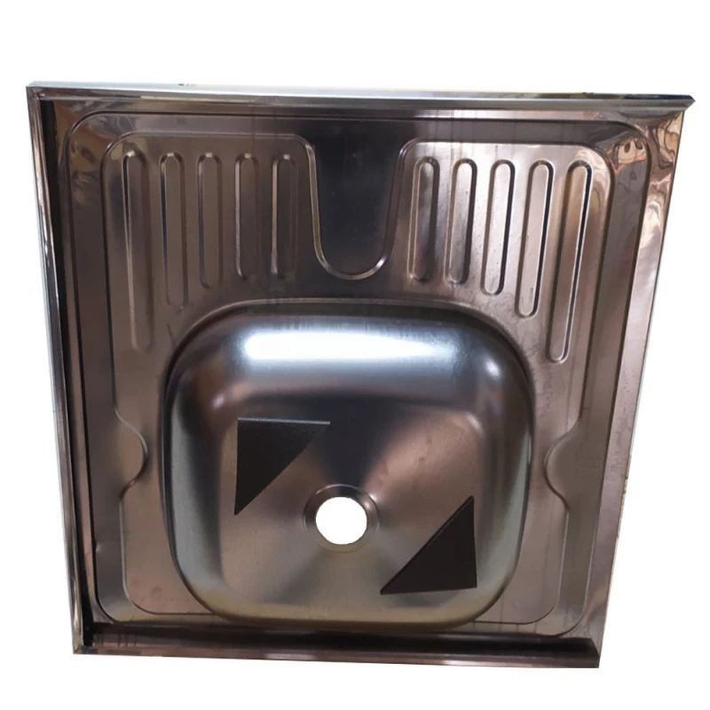 Chiuveta TechnoWorker UKR 0.4 mm (Dreapta), Inox, 60 x 60