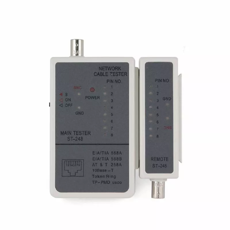Lan cable tester GEMBIRD NCT-1, for RJ-45 and RG-58