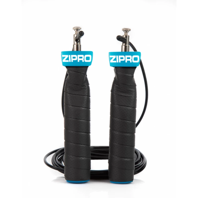 Coarda Zipro JUMP ROPE BLUE (6413501), 300 сm,  Negru,  Albastru deschis