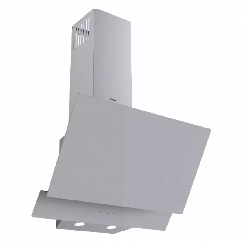 Hota WOLSER WL-F 60 TC GREY, 500 m3/h,  1 motor,  60 cm,  Filtru din aluminiu absorbant de grasimi, Gri