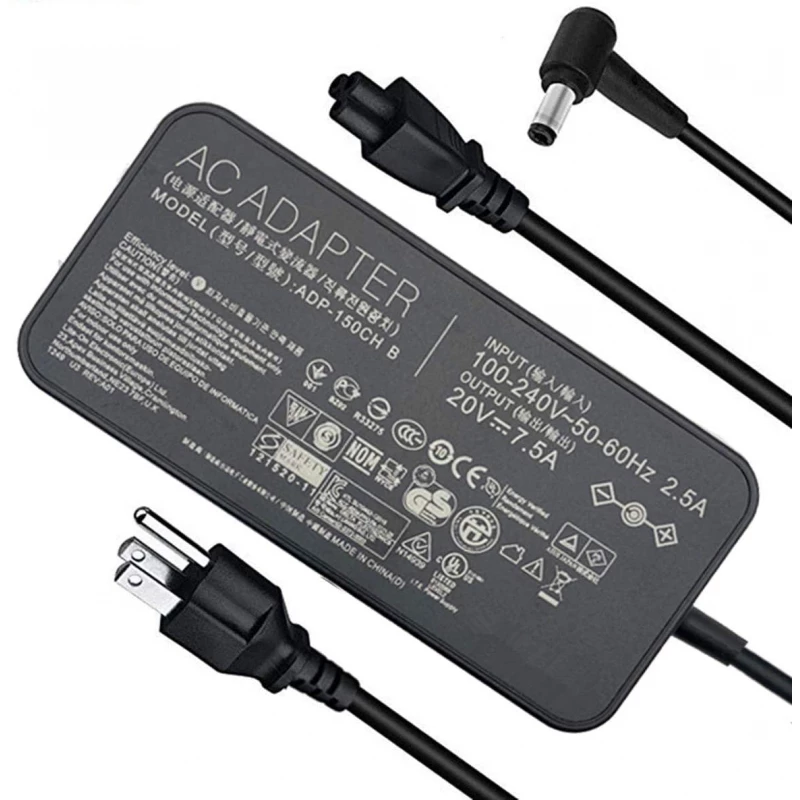 Sursa alimentare laptop OEM AC ADAPTER CHARGER FOR ASUS 20V-7.5A (150W) ROUND DC JACK 6.0*3.7MM W/PIN INSIDE ORIGINAL