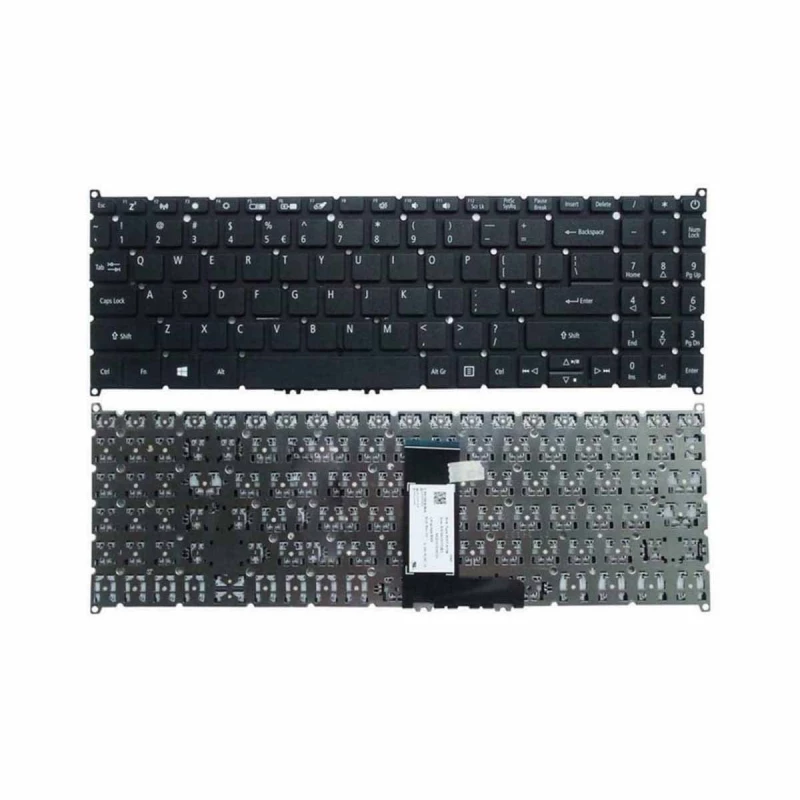 Tastatura laptop OEM ACER ASPIRE 3 A315-23 A315-34 SWIFT SF315-41 SF315-51 SF315-52 SF315-54 W/O FRAME ENG/RU BLACK