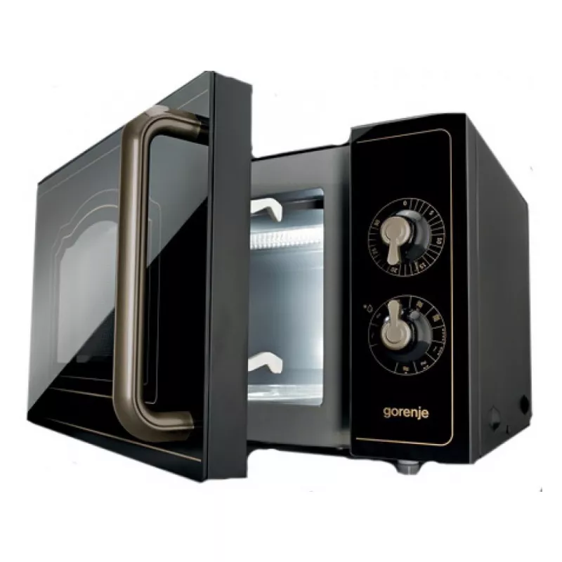 Микроволновая печь GORENJE MO4250CLB, 20 л,  700 Вт,  5 уровней мощности,  Гриль,  Антрацит