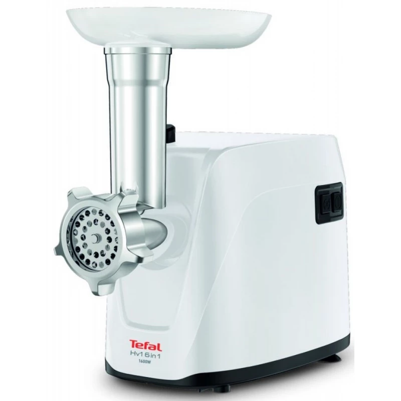 Masina de tocat carne Tefal NE113135, 1600 W,  1.9 kg, min,  Revers,  3 Duze,  Alb