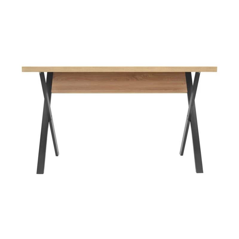 Masa DP BIROU ALEXA, PAL,  Metal,  Sonoma, 130 x 60 x 77