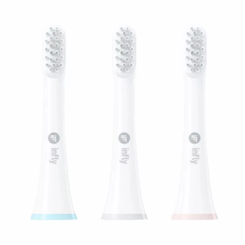 Rezerva periuta de dinti Xiaomi INFLY P60 PINK/BLUE/GREY, 1 buc