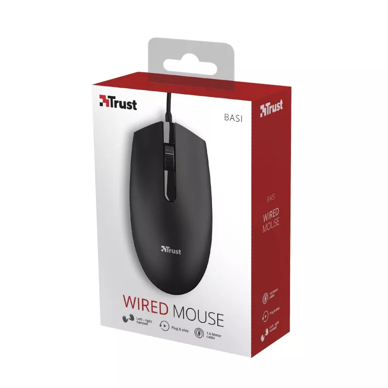 Mouse TRUST BASI BLACK