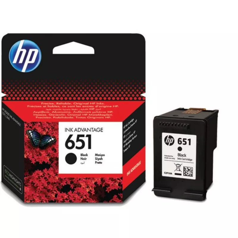 Картридж струйный HP 651 BLACK (C2P10AE)