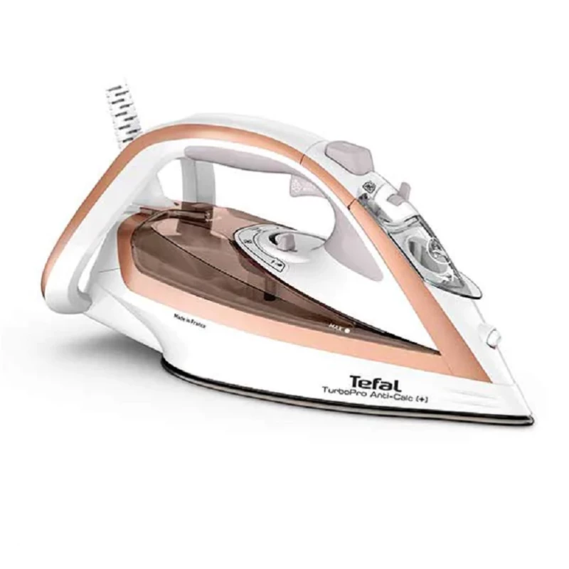 Fier de calcat Tefal FV5697E1, Talpa Durilium AirGlide Autoclean,  3000 W,  Jet de abur 270 g, min,  300 ml,  Alb,  Bej