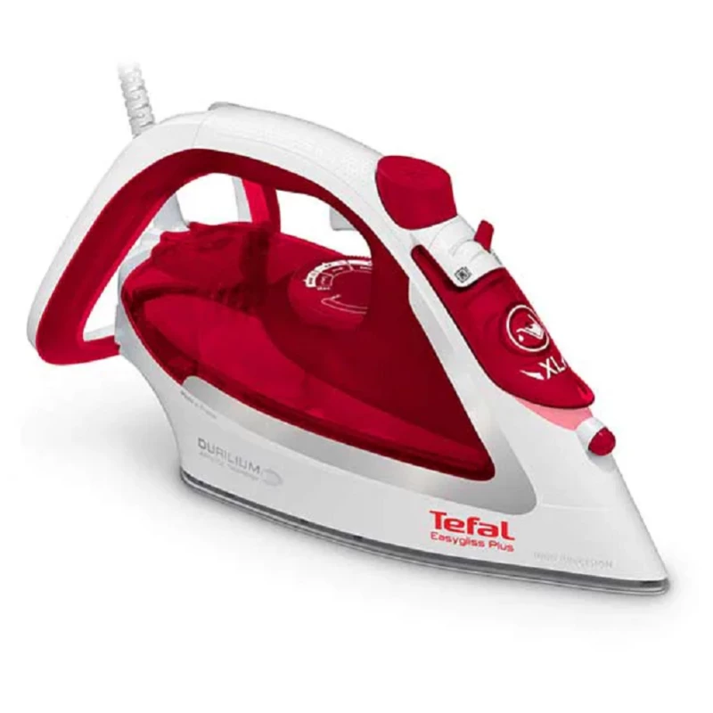 Утюг Tefal FV5717E0, Подошва Durilium Airglide ,  2500 Вт,  Паровой удар 195 г, мин,  270 мл,  Белый,  Красный