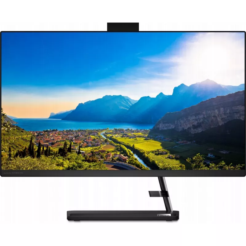 PC All-in-One LENOVO IdeaCentre 3 27ITL6 Black, 27.0, IPS FHD Core i5-1135G7 8GB 512GB Intel Iris Xe Graphics DOS Wireless Keyboard+Mouse F0FW002ARK