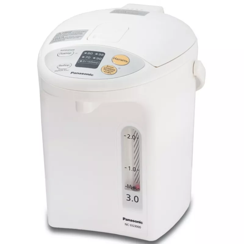 Termopot PANASONIC NC-EG3000WTS, 3 l,  700 W,  4 moduri,  Timer,  Alb