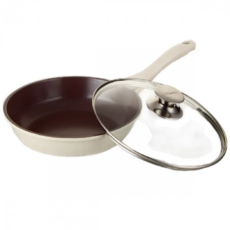 Tigaie cu capac Maestro MR-1213-26, 24 cm,  Aluminiu turnat,  Acoperire interna antiaderenta