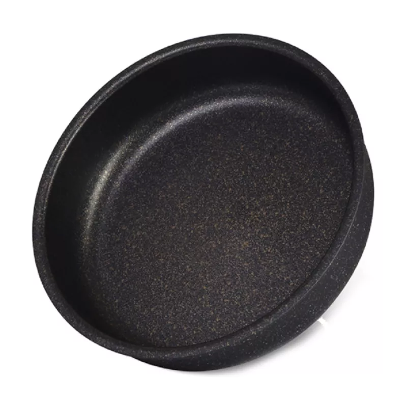 Tava de copt FISSMAN 14203, 24 x 6.4 cm,  Aluminiu,  Negru