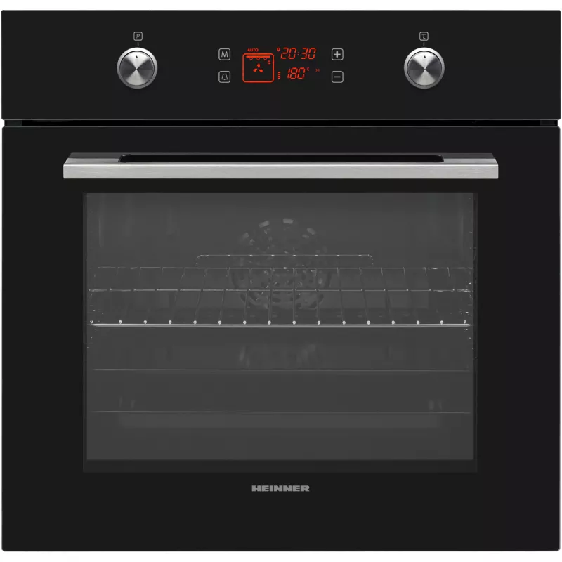 Cuptor electric incorporabil Heinner HBOV6510GCDRCGBK, 69 l,  9 functii,  Grill,  Timer,  Curatare catalitica,  Negru, A