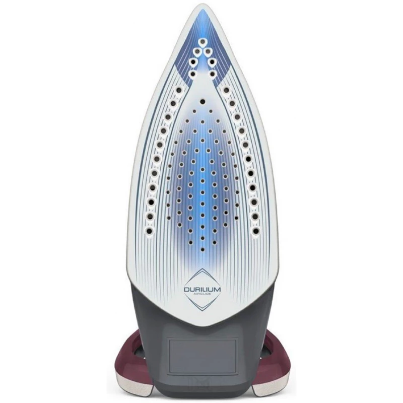 Fier de calcat Tefal FV6870E0, Talpa Durilium Airglide,  2800 W,  Jet de aburi 260 g, min,  270 ml,  Bordo,  Gri