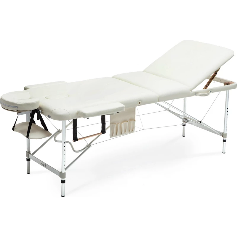 Masa de masaj BodyFit 550 XXL, Trei sectiuni,  Bej