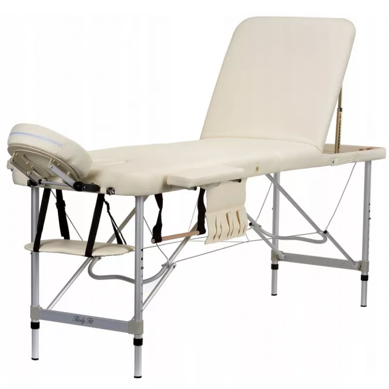 Masa de masaj BodyFit 599, Trei sectiuni,  Bej