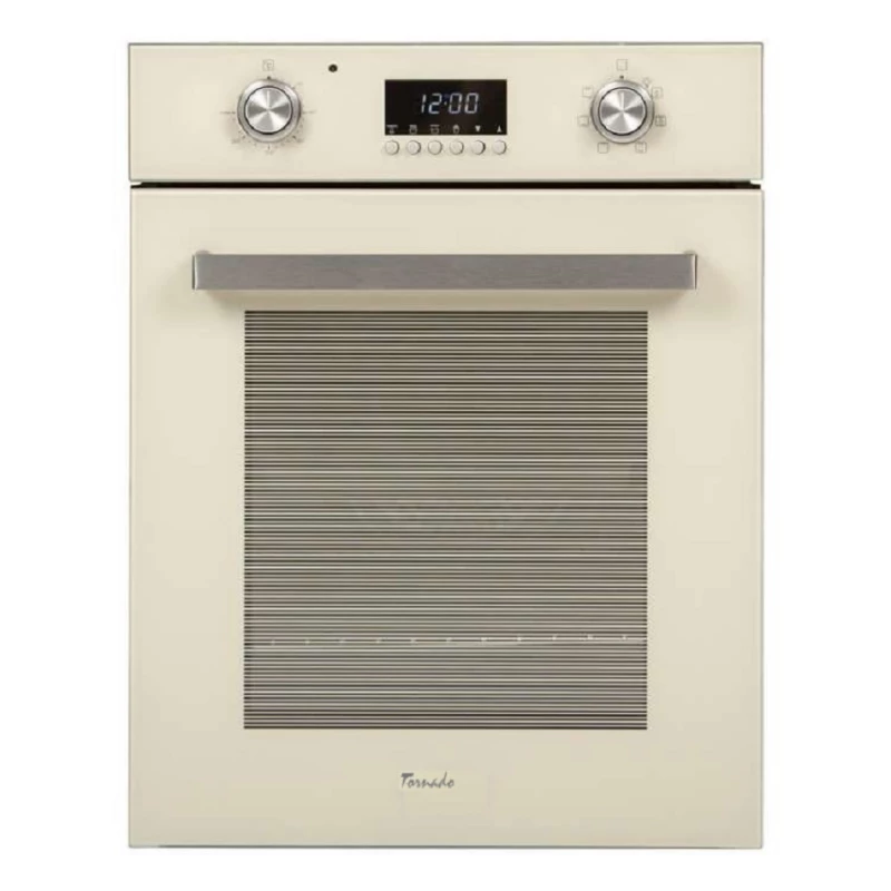 Cuptor electric incorporabil TORNADO TRC-456D CREAM, 52 l,  6 functii,  Grill,  Curatare traditionala,  Crema, A