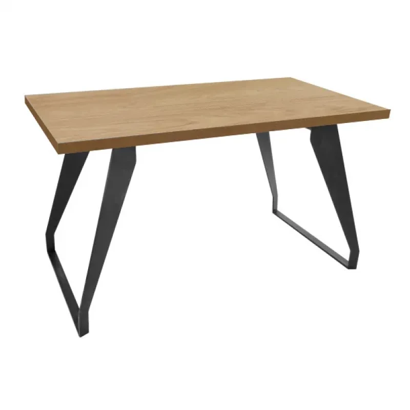 Masa DP MASA TOWN, PAL melaminat,  Metal,  Maro,  Negru, 150 x 80 x 75