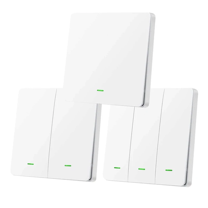 Intrerupator Smart OEM WIFI SMART BUTTON SWITCH 1GANG, EU Type No Neutral