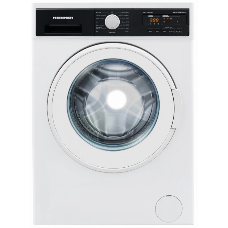 Masina de spalat rufe Heinner HWM-VF4814D+++, Standard,  8 kg,  1400 RPM,  15 programe,  Alb