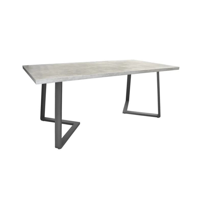 Masa DP FRIDA, Dreptunghiulara, PAL melaminat, Metal, Gri,, 150 x 80 x 75