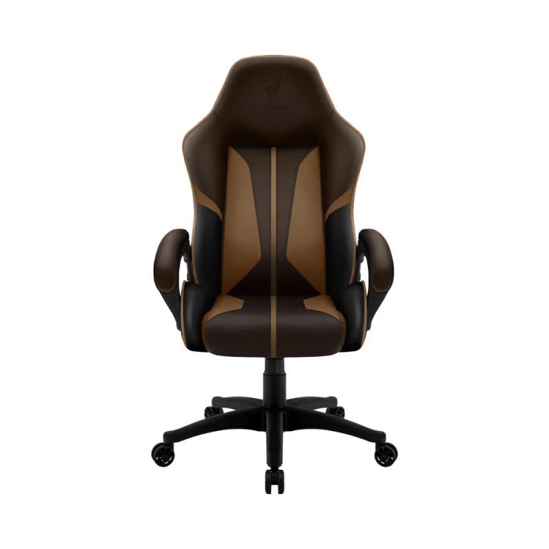 Fotoliu Gaming ThunderX3 BC1 BOSS Chocolate Brown, Metal,  Piele eco,  Gazlift,  150 kg,  165-180 cm,  Maro