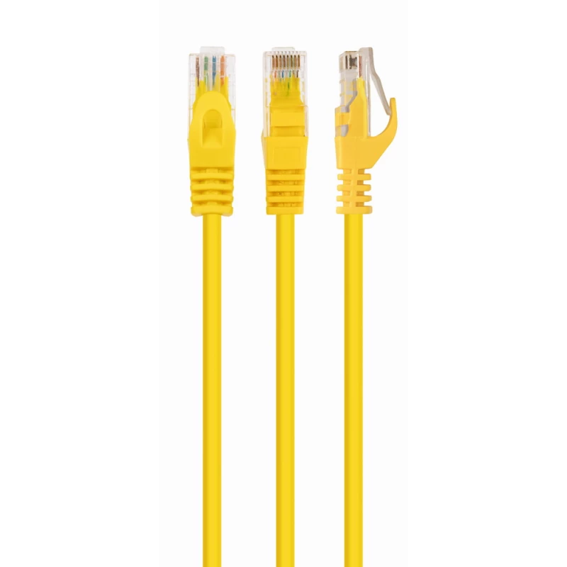 Patchcord Cablexpert PP6U-2M/Y, Cat.6U, 2m,  Yellow