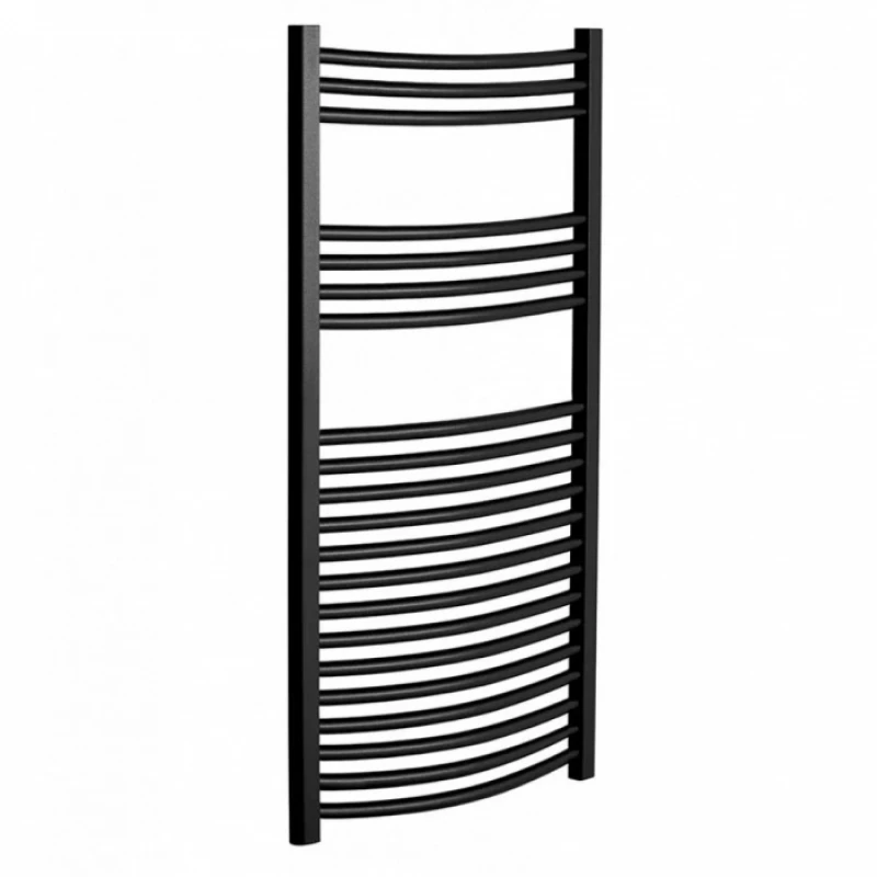 Radiator baie ECORADCO 500*1200 BLACK CURB ECO-RAIL, Negru