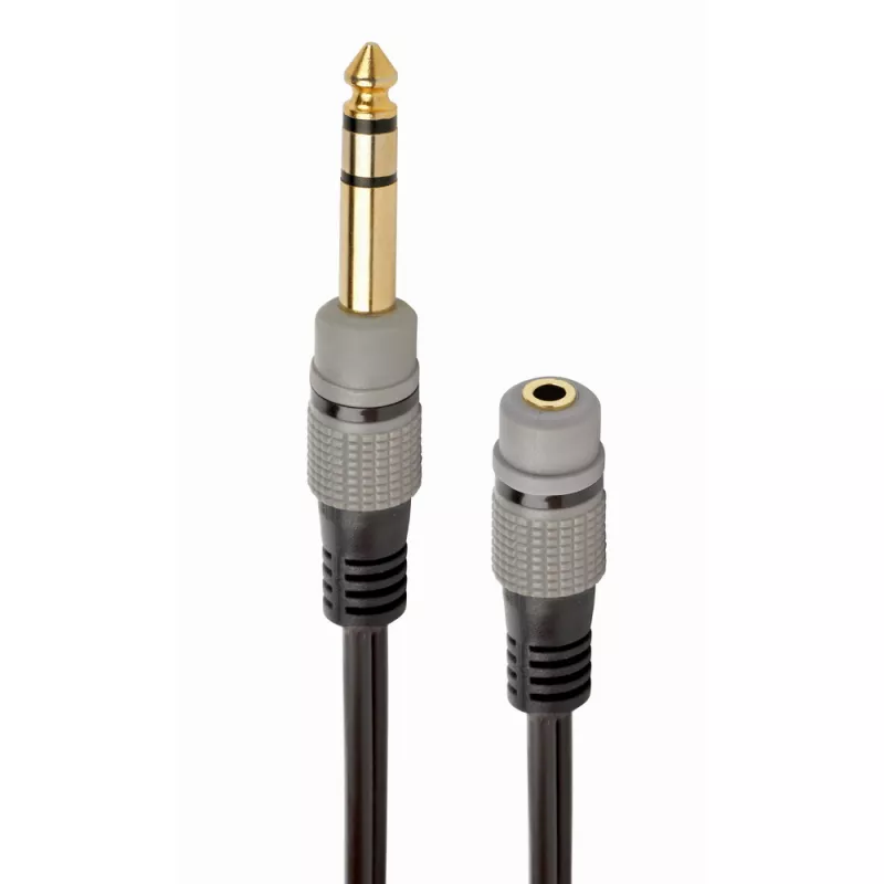 Cablu audio Cablexpert A-63M35F-0.2M, Audio adapter 6.35 mm jack to 3-pin*3.5 mm socket,  0.2 m